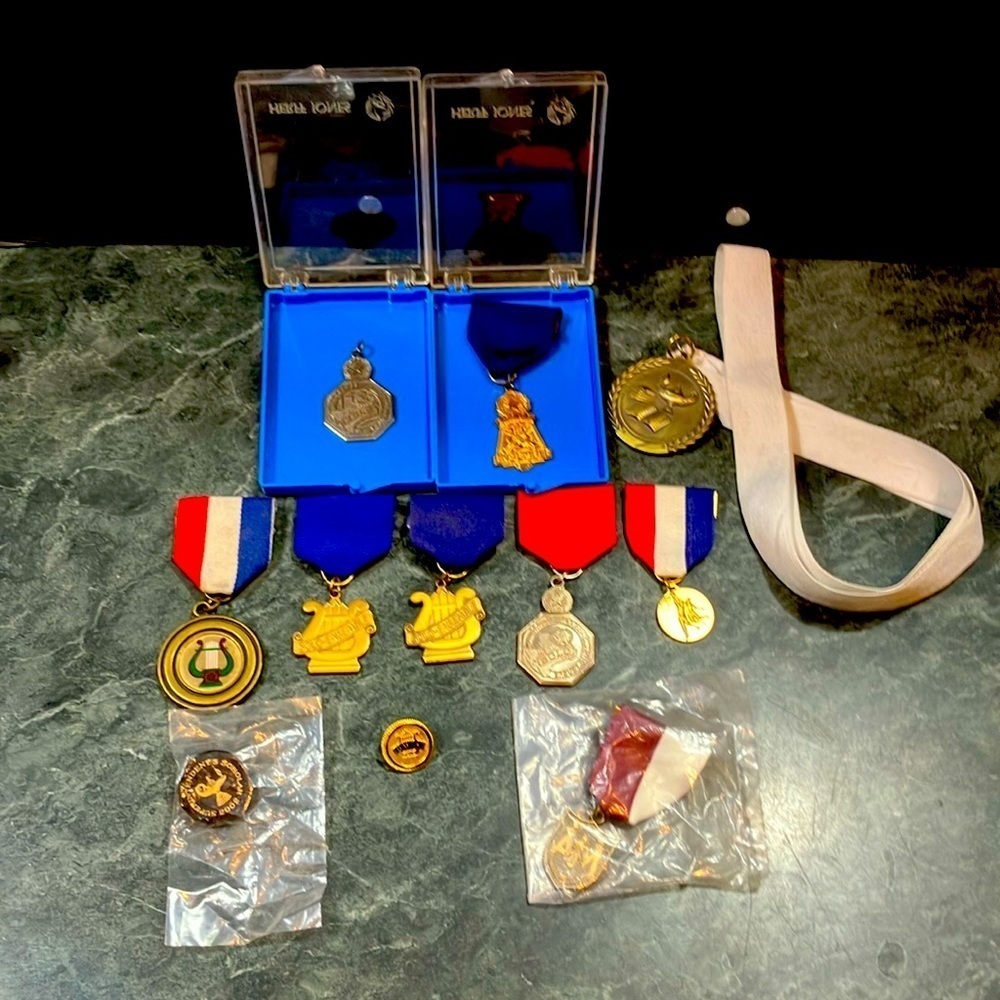Scholastic UIL Medals and Pins Music Scholarship Sports